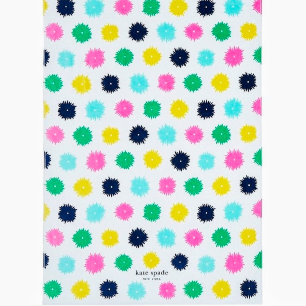 Kate Spade ♠️ NWT Outdoor Collection Pom Pom Beach Towel - Picture 5 of 6